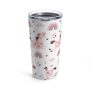 Pink Unicorn Tumbler 20oz