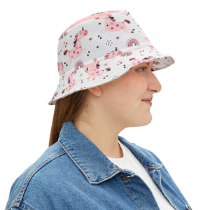 Pink Unicorn Bucket Hat