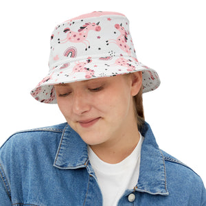 Pink Unicorn Bucket Hat