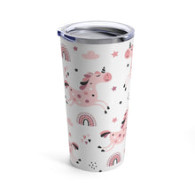 Load image into Gallery viewer, Pink Unicorn Tumbler 20oz