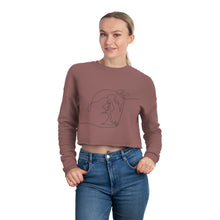 Load image into Gallery viewer, Women&#39;s Cropped Sweatshirt