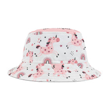 Load image into Gallery viewer, Pink Unicorn Bucket Hat