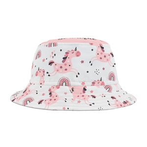 Pink Unicorn Bucket Hat