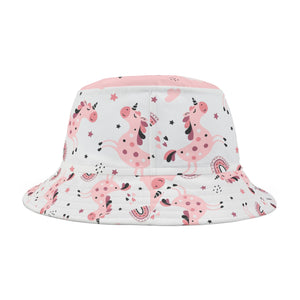 Pink Unicorn Bucket Hat