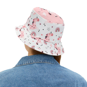 Pink Unicorn Bucket Hat