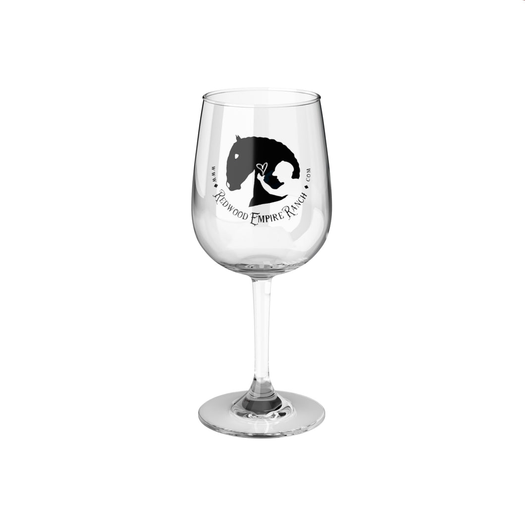 Redwood Empire Ranch Wine Glass, 12oz