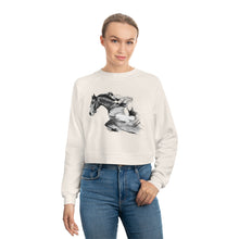 Load image into Gallery viewer, Women&#39;s Cropped Fleece Pullover