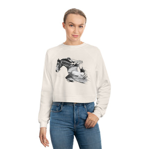 Women's Cropped Fleece Pullover