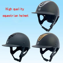 Load image into Gallery viewer, Equestrian Helmets Children&#39;s adults Protective Breathable Harness Supplies Riding Helmet Hats