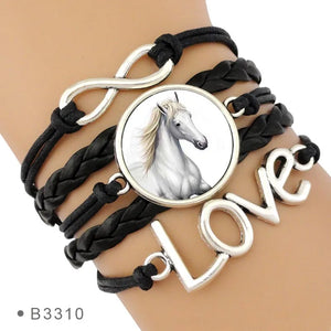 Friendship Love Horse Doctor Kentucky Derby Equestrian Arabian Horses Racing Eventing Horseshoes Horses Bracelets for Women