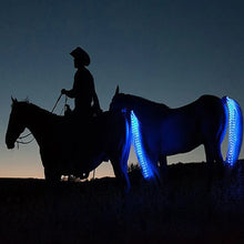 Load image into Gallery viewer, Horse Equipment Riding Tail Trappings Equestrian LED Flashing Light Bar Harness Outdoor Sports USB Charge Riding Decorations