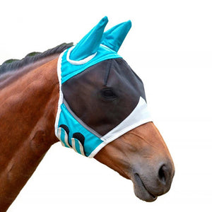 Stretch Horse Face Shield Mesh Mosquito Repellent Cover Horse Fly Insect And Fly Protection Mask Equestrian Supplies