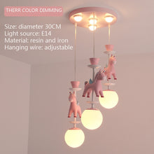 Load image into Gallery viewer, Pony Pendant Chandelier