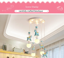 Load image into Gallery viewer, Pony Pendant Chandelier