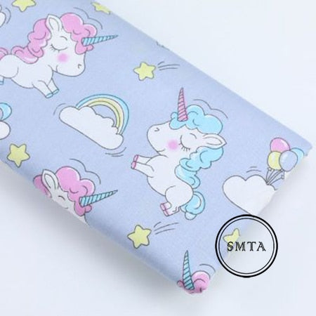 Unicorn Printed Fabric for Crafts