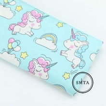 Load image into Gallery viewer, Unicorn Printed Fabric for Crafts