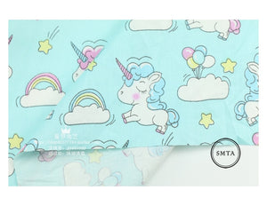 Unicorn Printed Fabric for Crafts