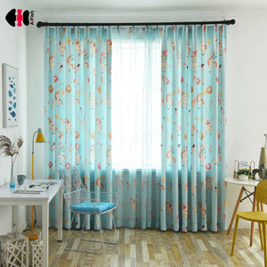 Unicorn Pony Horse Digital Print Curtains for Kids Bedroom